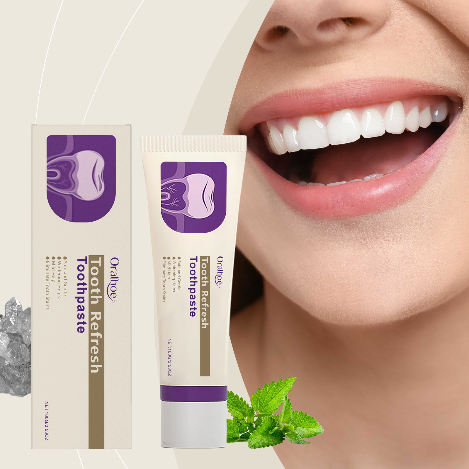 Teeth Refresh Toothpaste White - Teeth Whitening That Works ulasan dan harga