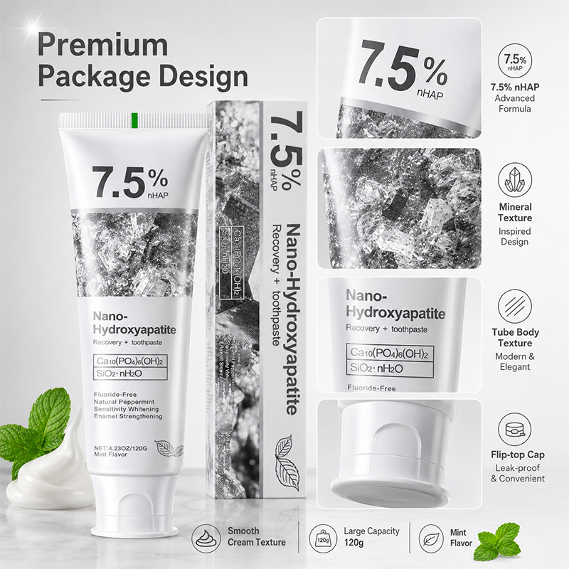 5/6Pcs 7.5% nHAP Nano Hydroxya - Teeth Whitening That Works ulasan dan harga