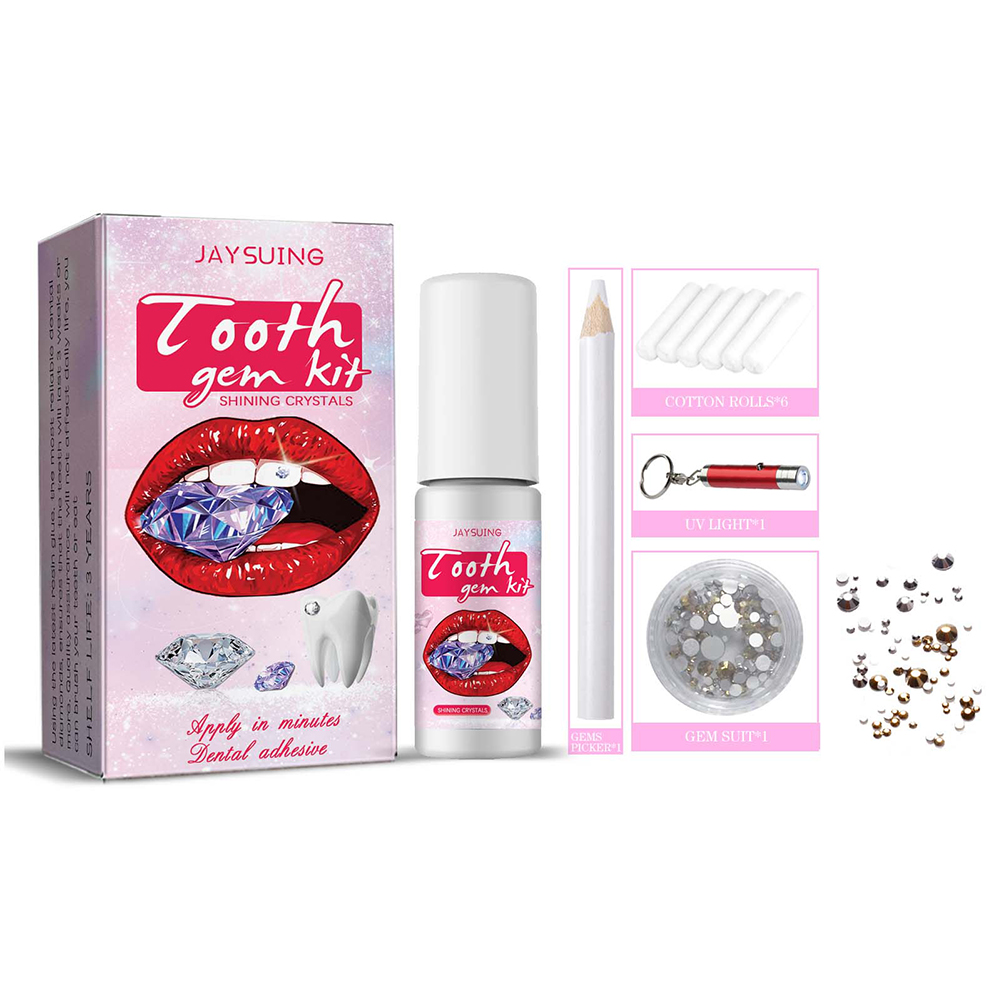 DIY Tooth Decoration Kit with  - Teeth Whitening Kit At Home ulasan dan harga