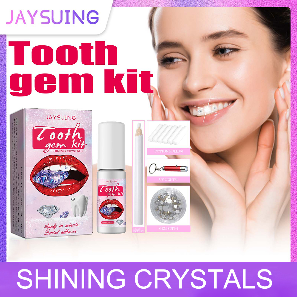 DIY Tooth Decoration Kit with  - Teeth Whitening Kit At Home ulasan dan harga
