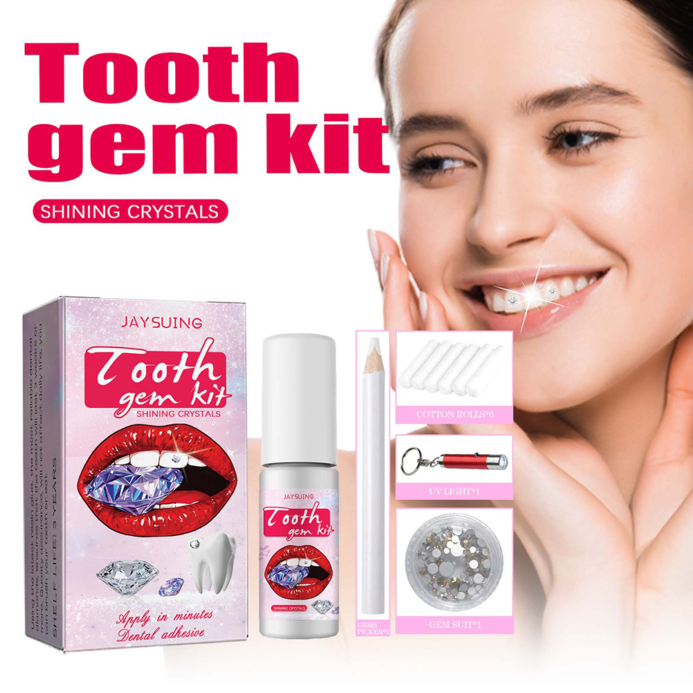 DIY Tooth Decoration Kit with  - Teeth Whitening Kit At Home ulasan dan harga