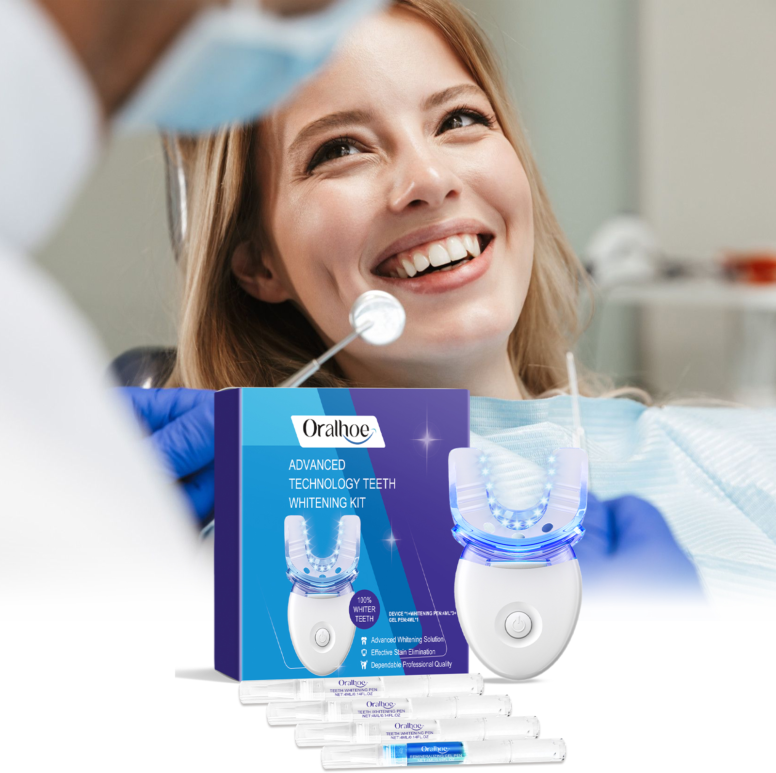 Professional Teeth Whitening L - Teeth Whitening Kit At Home ulasan dan harga