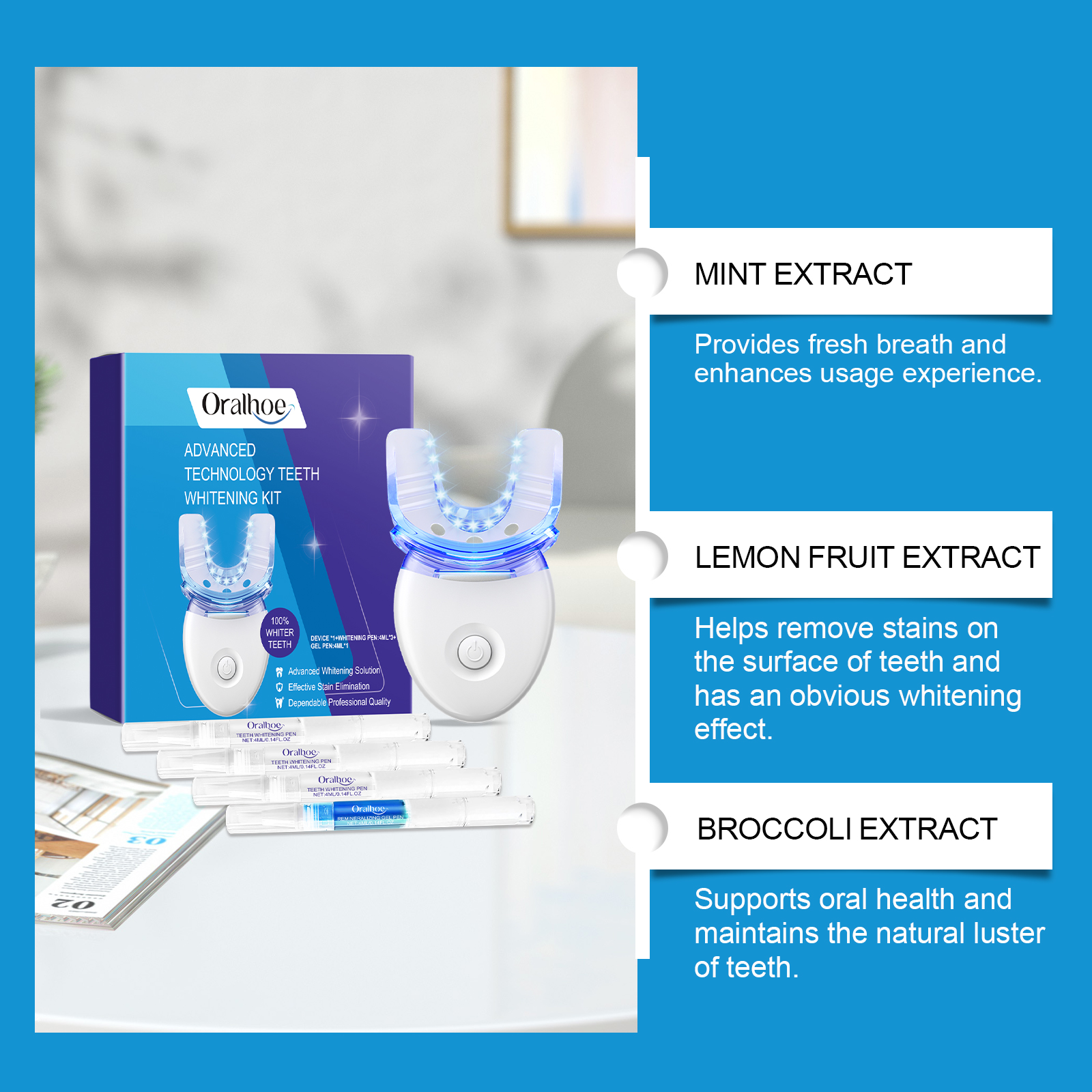 Professional Teeth Whitening L - Teeth Whitening Kit At Home ulasan dan harga